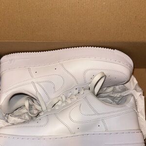 Nike All-White Low-Top Sneakers